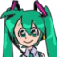 CuteMiku1 emote for Discord