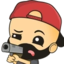 cubeyPEW emote for Discord