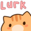 cushyLurk emote for Discord