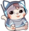 Cutepieceofshitcat emote for Discord