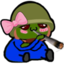 cuteHelmSitSmokeABlunt emote for Discord