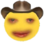 cursedcowboy emote for Discord