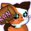cuteamBan emote for Discord