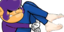 CuteBonkersFeet emote for Discord