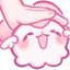 cuddlefishHeadpat emote for Discord