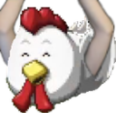 cluckcluckU static emote for Discord, Twitch and Slack