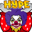 clownHype emote for Discord