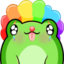 ClownFroggo emote for Discord