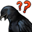 CrowConfused emote for Discord