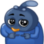 CrownutShy emote for Discord