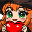 cragetteHeart emote for Discord