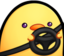 DrivingChick emote for Discord