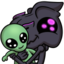 DracoAlienPlush emote for Discord
