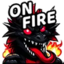 dragonOnFire emote for Discord