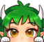 Dracopeek emote for Discord