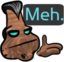 drekMeh emote for Discord