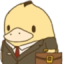 duckBusiness emote for Discord