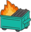 dumpsterfire emote for Discord