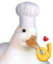 duckChefsKiss emote for Discord