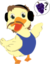 duckbaGrapes emote for Discord