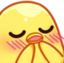 DuckBlush emote for Discord