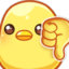 DuckThumbsDown emote for Discord