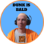 DunkIsBaldSticker emote for Discord