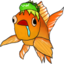 dubslyGoldfish emote for Discord