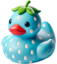 DuckieBlueStrawberry emote for Discord