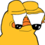 duckLookDown emote for Discord
