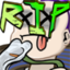 cyberRIP emote for Discord