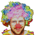cyberClown static emote for Discord, Twitch and Slack