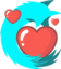 cyanHeart emote for Discord