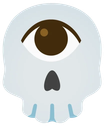 CyclopsSkull static emote for Discord, Twitch and Slack