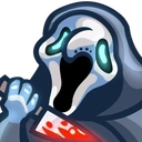 d3athb1rdghostface static emote for Discord, Twitch and Slack