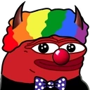 DClown static emote for Discord, Twitch and Slack