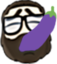 DBEatingAnEggplant emote for Discord