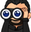 DDbinoculars emote for Discord