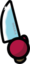 DniweLeftKnife emote for Discord