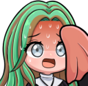 eBeaneauxSweating static emote for Discord, Twitch and Slack
