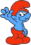 edmikSmurfHi emote for Discord