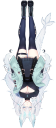 Edenmanstandingupsidedown static emote for Discord, Twitch and Slack