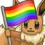 EeveePride emote for Discord