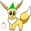 eeveeChristmas emote for Discord
