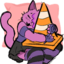 eepingwithcone emote for Discord
