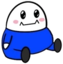 EggySit emote for Discord