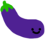 eggplant emote for Discord