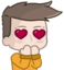 elliehutchoLOVE emote for Discord