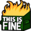 DUMPSTERFIRE112x112 emote for Discord