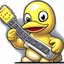 duckKeytar emote for Discord